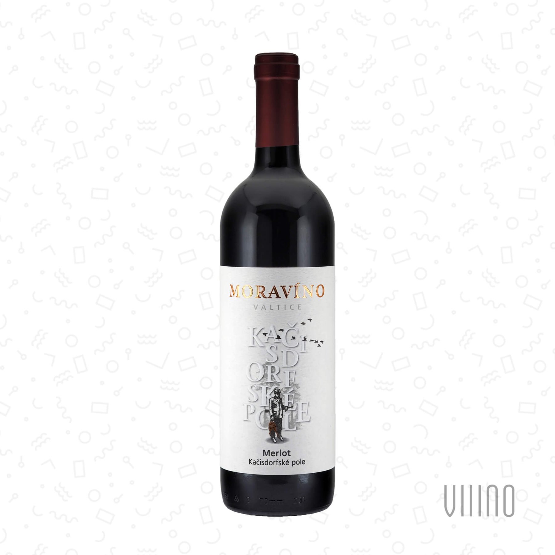 Merlot 2022 pozdní sběr MORAVÍNO "Kačisdorfské pole" suché š. 994