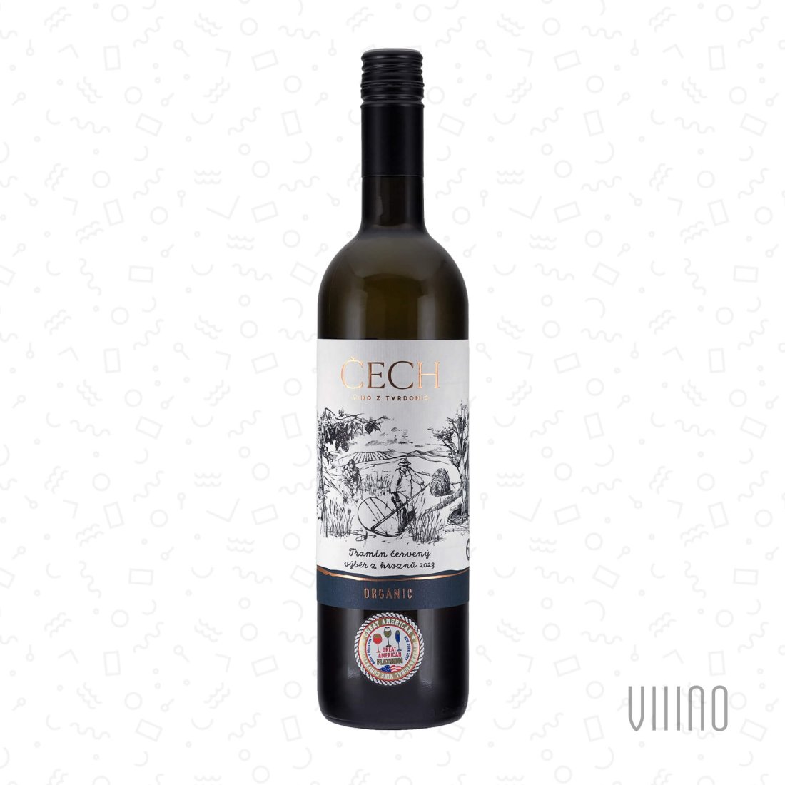 Tramín červený 2023 výběr z hroznů ČECH "Hájek" polosuché š. 8023B