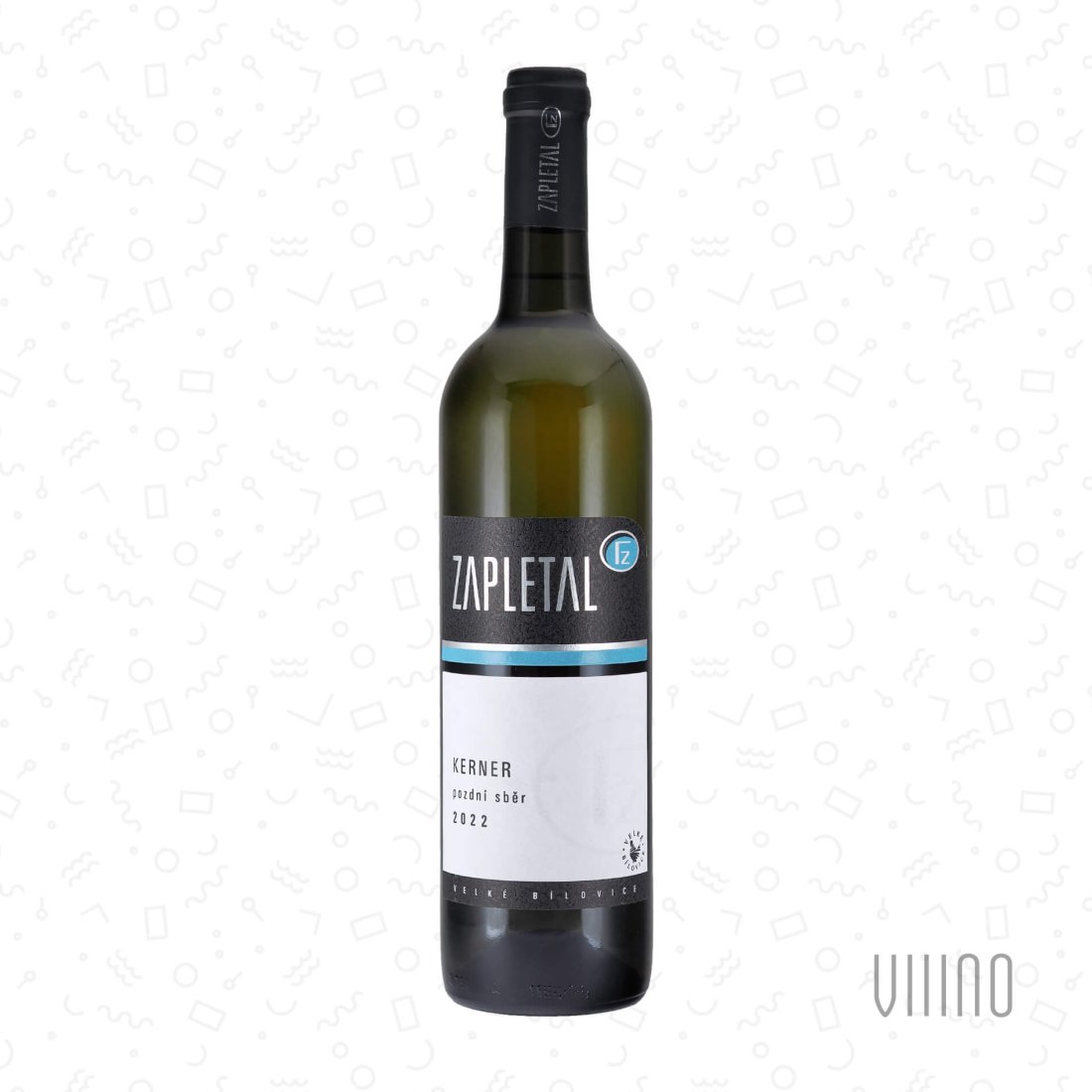 Kerner 2022 pozdní sběr ZAPLETAL "Přední hora" suché š. 2206