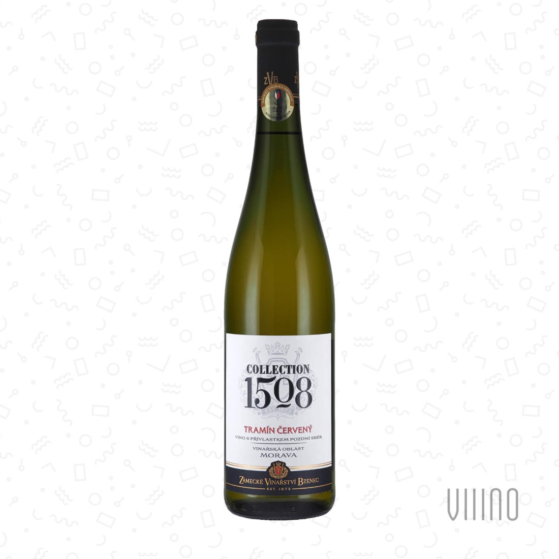 Tramín červený 2023 "Collection 1508" pozdní sběr ZÁMECKÉ VINAŘSTVÍ BZENEC "Díly za vinohrady" polosuché š. 3114