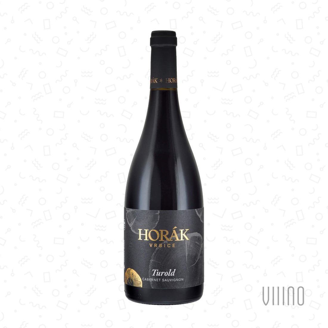Cabernet Sauvignon TUROLD 2022 "Černá řada" výběr z hroznů HORÁK suché š. 20/22