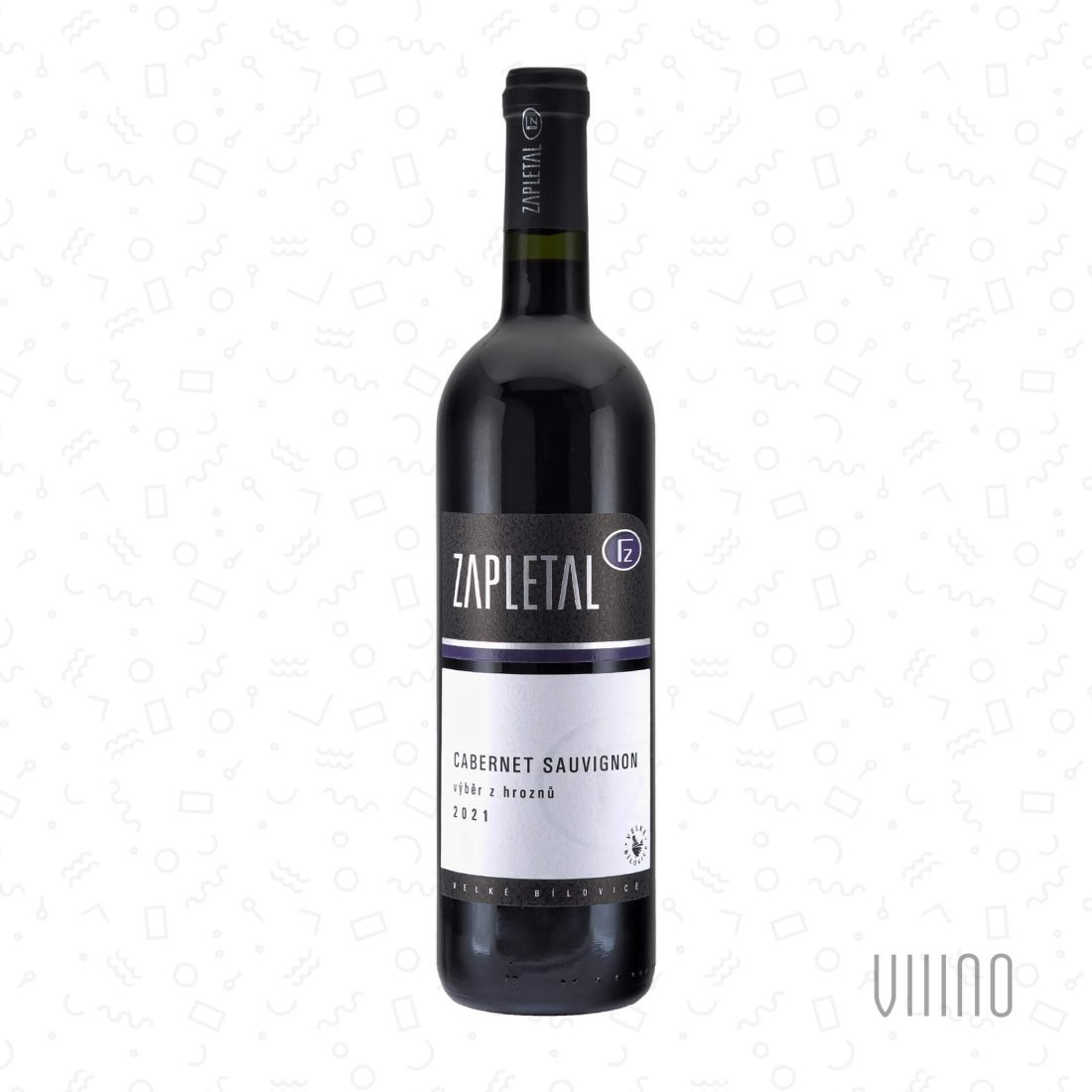 Cabernet Sauvignon 2021 výběr z hroznů ZAPLETAL "Přední hora" suché š. 2142