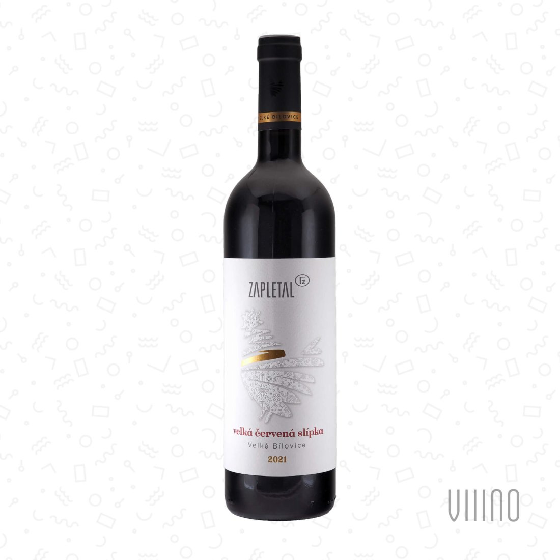VELKÁ ČERVENÁ SLÍPKA 2021 moravské zemské víno ZAPLETAL suché š. 2147