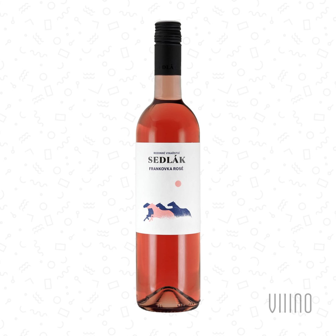 Frankovka Rosé 2024 moravské zemské víno SEDLÁK polosuché š. 4/24