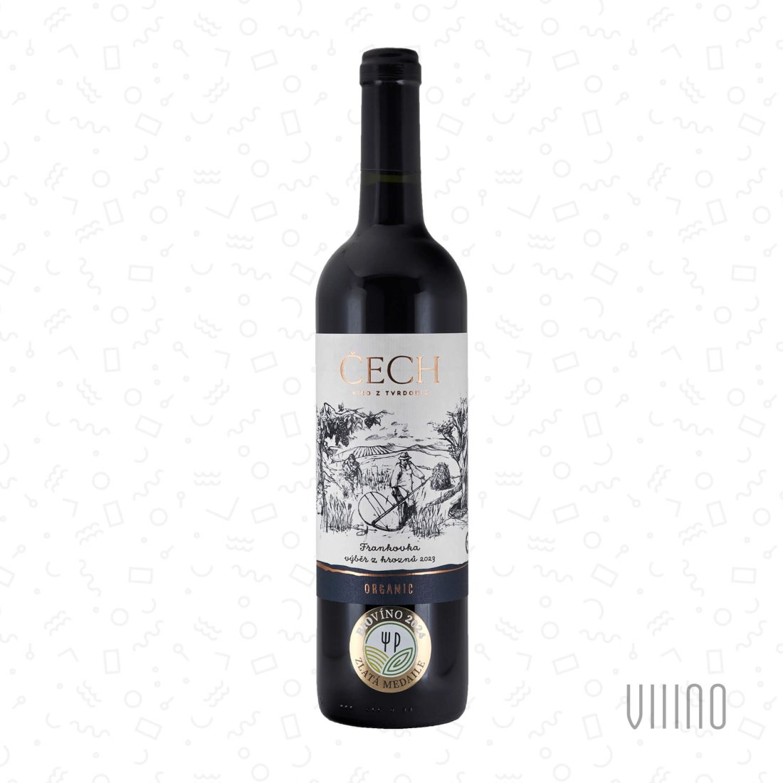 Frankovka 2023 výběr z hroznů ČECH "Hájek" suché š. 7223B