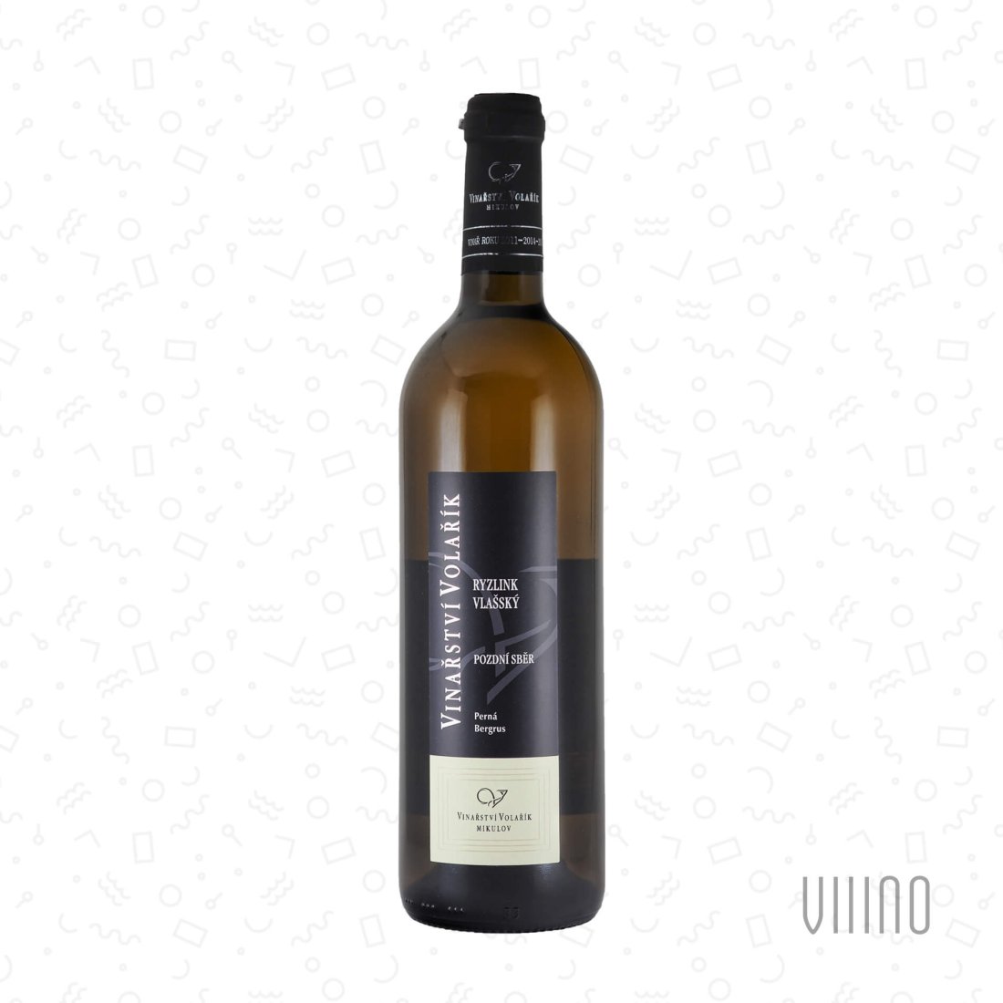 Ryzlink vlašský 2022 pozdní sběr VOLAŘÍK "Bergrus" polosuché š. 2227