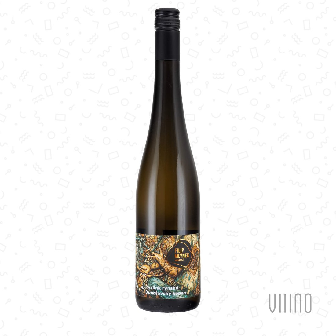 Ryzlink rýnský DUNAJOVSKÝ KOPEC 2023 pozdní sběr FILIP MLÝNEK suché š. 12/2023