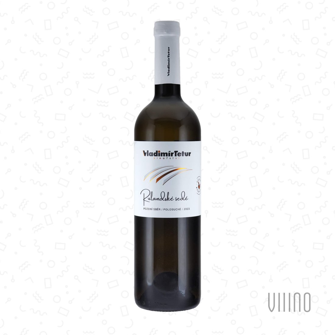 Rulandské šedé 2023 pozdní sběr TETUR "Přední hora" polosuché š. 307