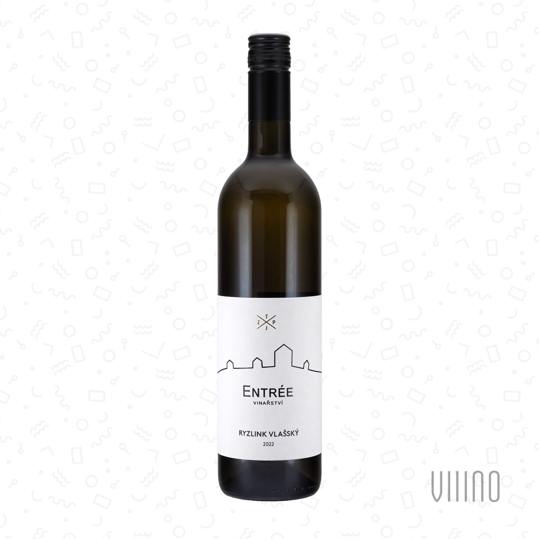 Ryzlink vlašský 2022 pozdní sběr ENTRÉE "Pod Svatým kopečkem" suché š. 14/22