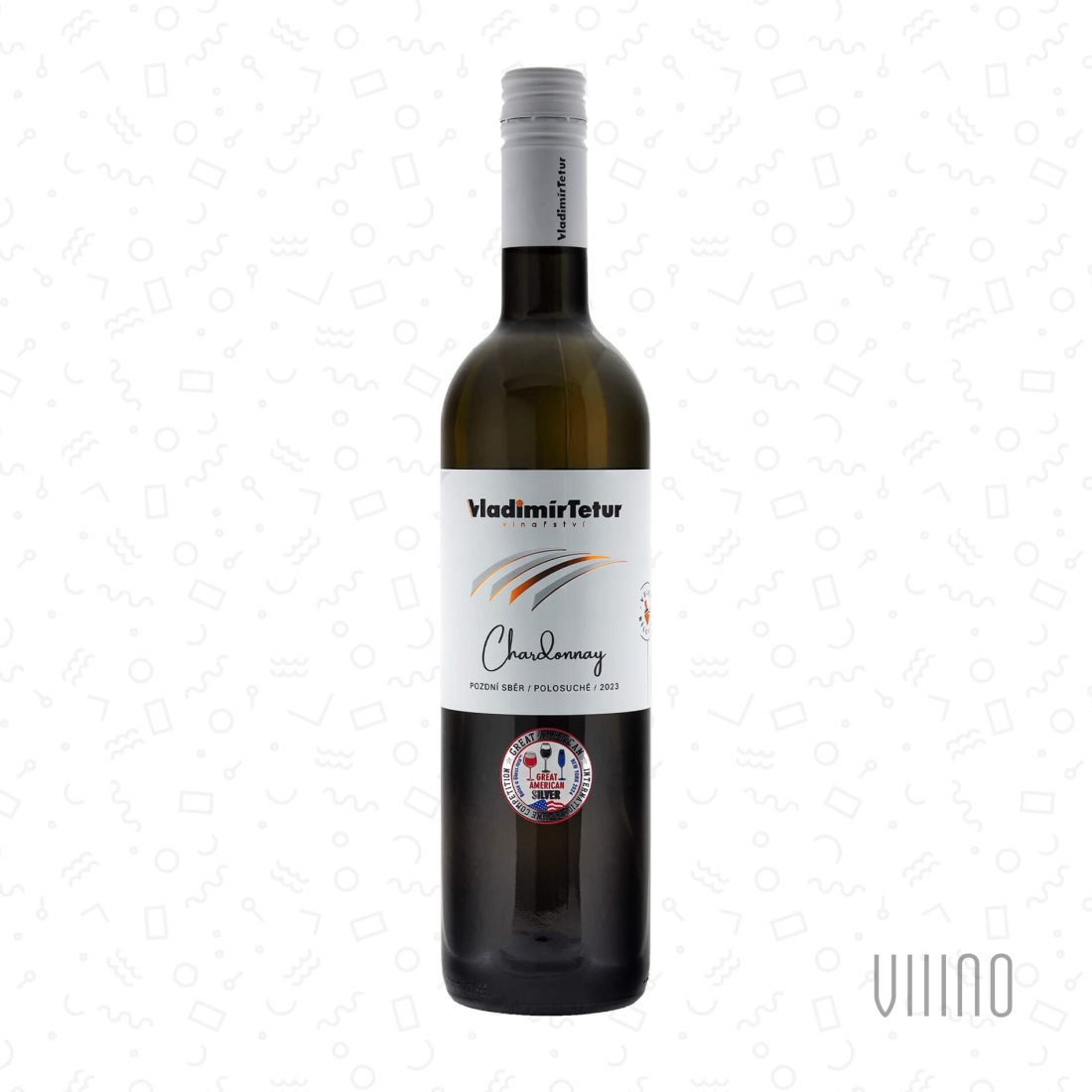 Chardonnay 2023 pozdní sběr TETUR polosuché š. 309