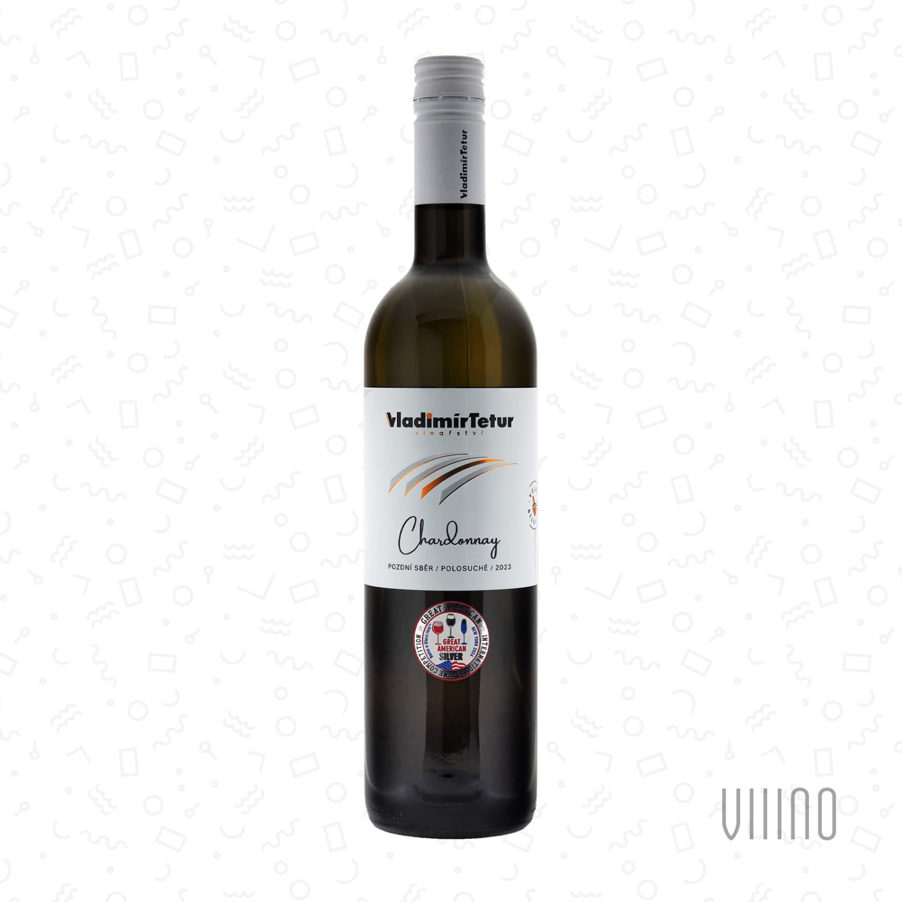 Chardonnay 2023 pozdní sběr TETUR polosuché š. 309