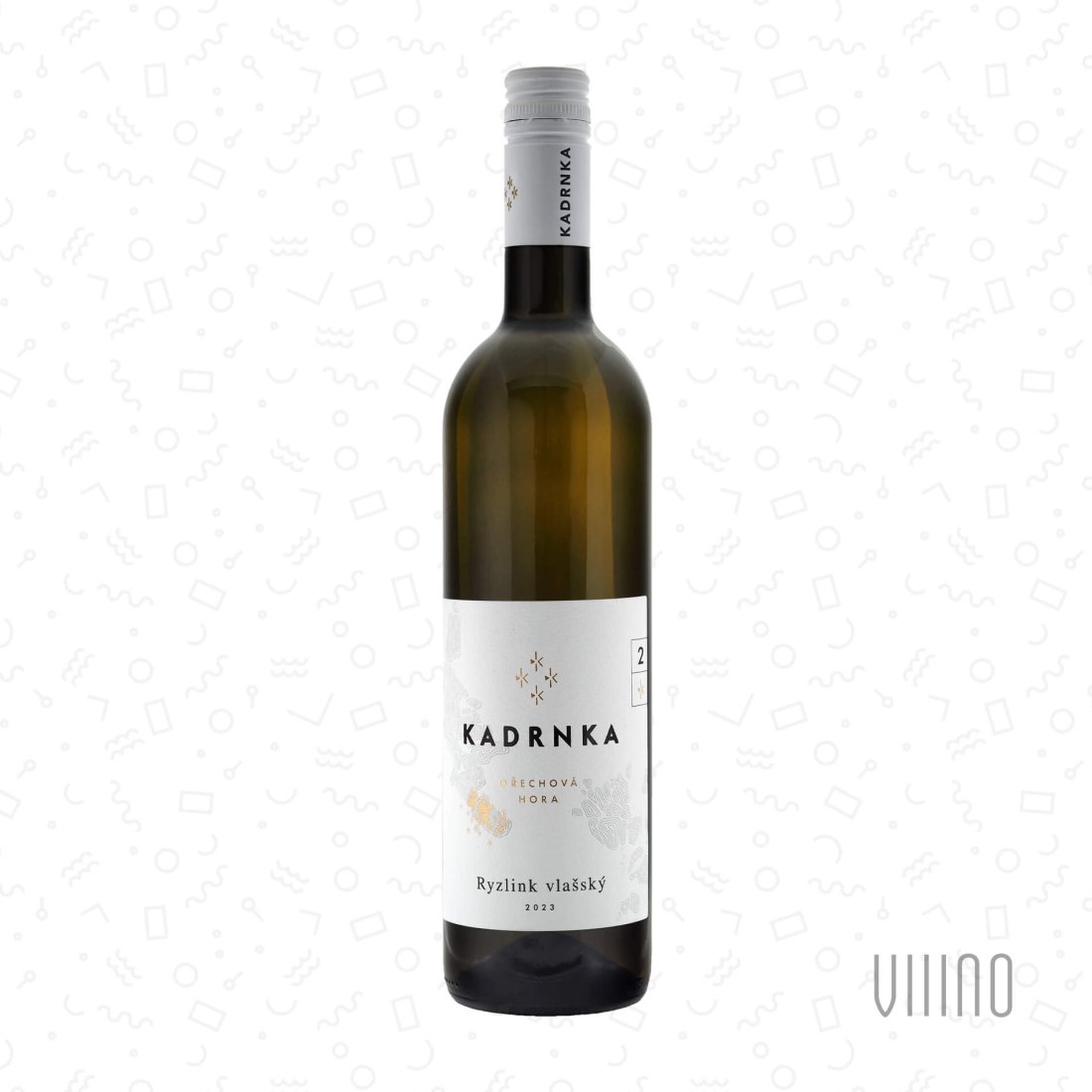 Ryzlink vlašský 2023 K2 pozdní sběr VINAŘSTVÍ KADRNKA "Ořechová hora" suché š. 08/23