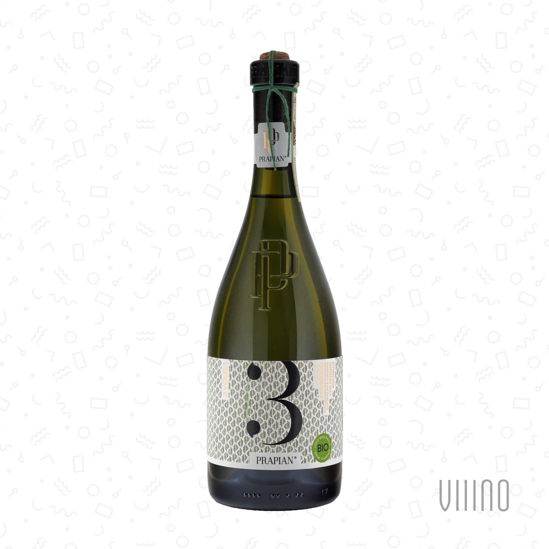 3 VOLTE Prosecco Asolo DOCG Vino Frizzante PRAPIAN