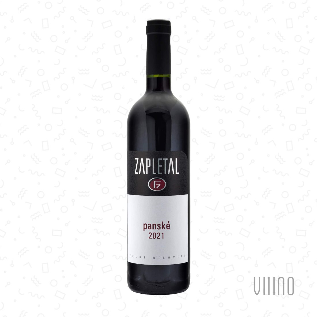 PANSKÉ 2021 jakostní známkové víno ZAPLETAL suché š. 2144