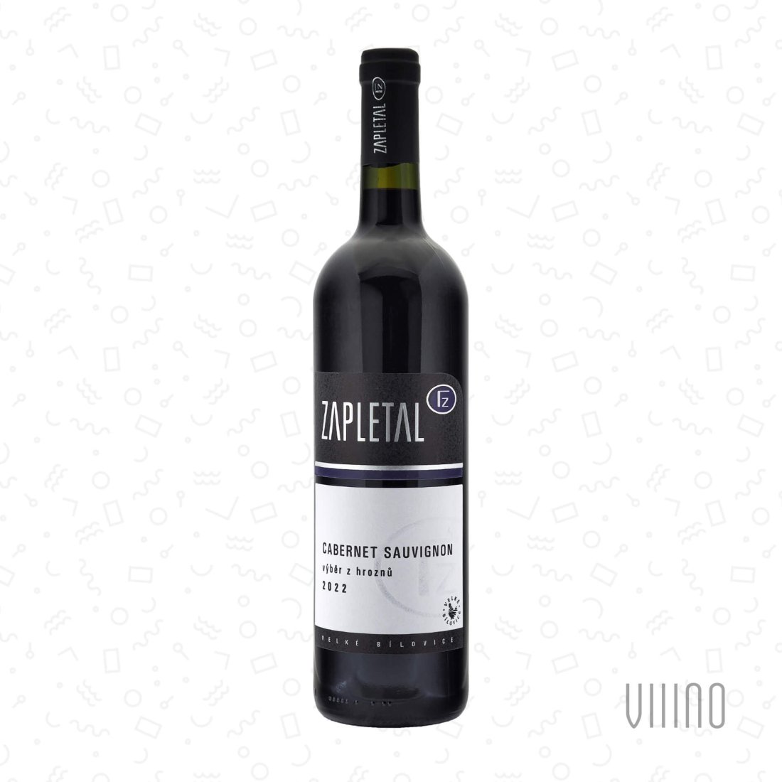 Cabernet Sauvignon 2022 výběr z hroznů ZAPLETAL "Přední hora" suché š. 2239