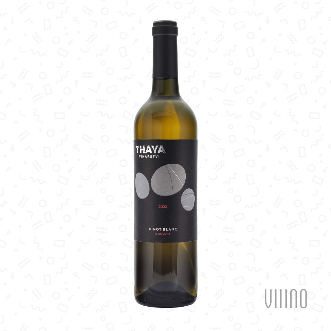 Pinot Blanc U CHLUPA 2022 "Premium" pozdní sběr THAYA suché š. PB/2258
