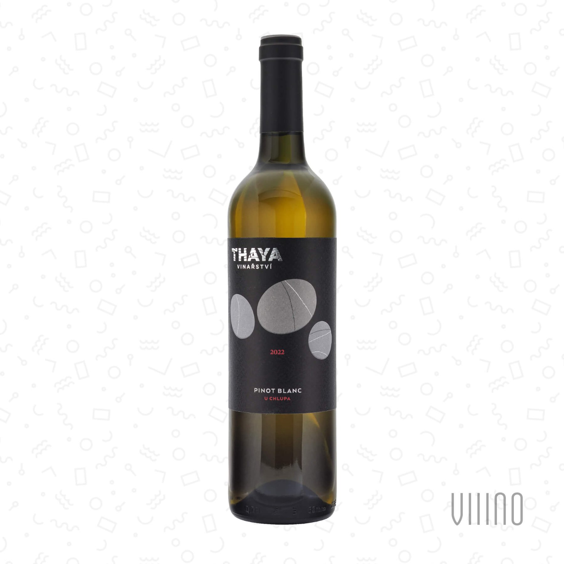 Pinot Blanc U CHLUPA 2022 "Premium" pozdní sběr THAYA suché š. PB/2258