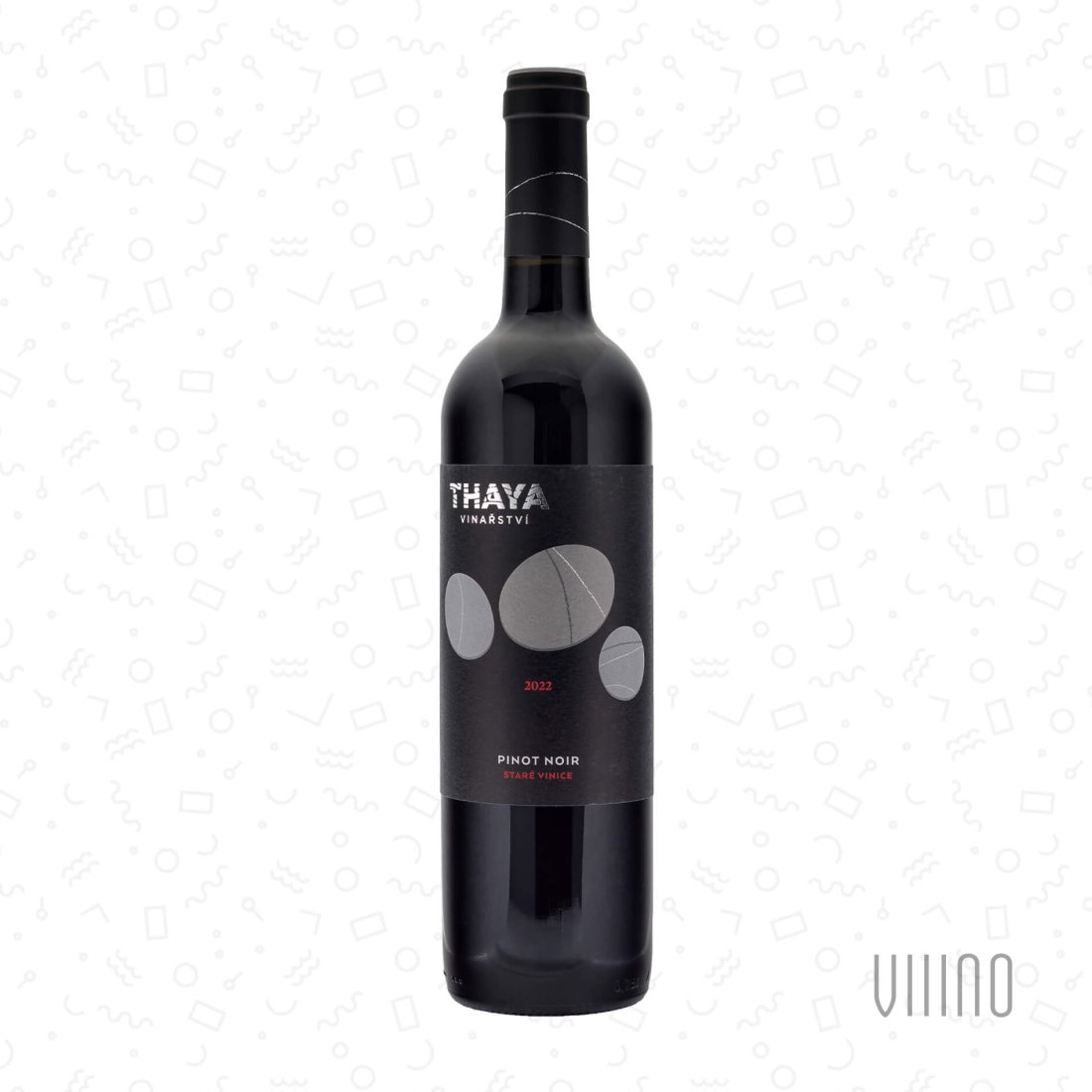 Pinot Noir STARÉ VINICE 2022 "Premium" pozdní sběr THAYA suché š. PN/2241