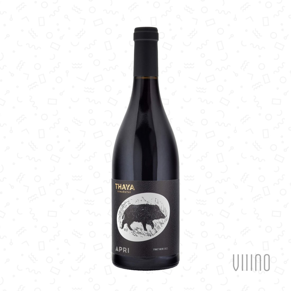 Pinot Noir KNÍŽECÍ VRCH 2022 "Apri" pozdní sběr THAYA suché š. PN/2226