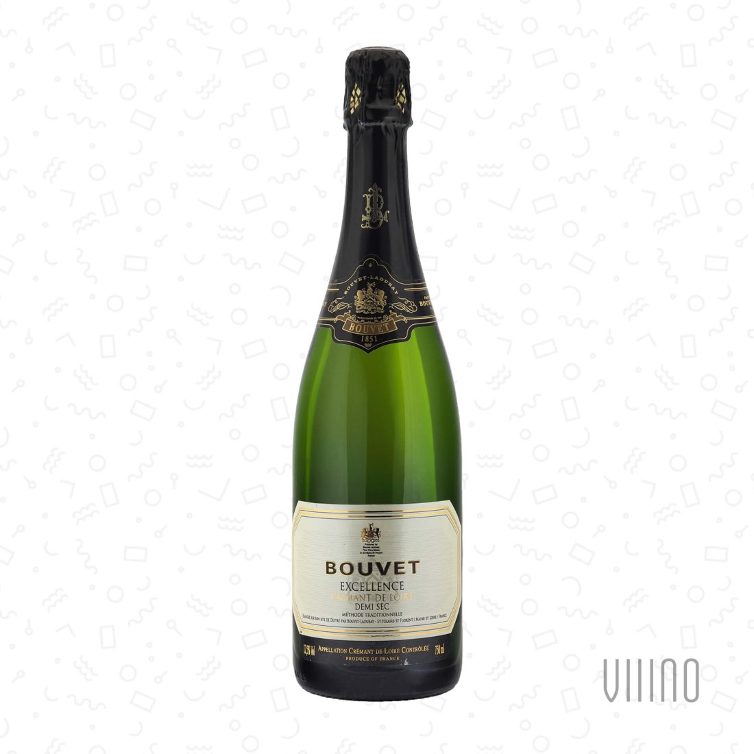 EXCELLENCE Crémant de Loire AOC Demi Sec NV BOUVET LADUBAY
