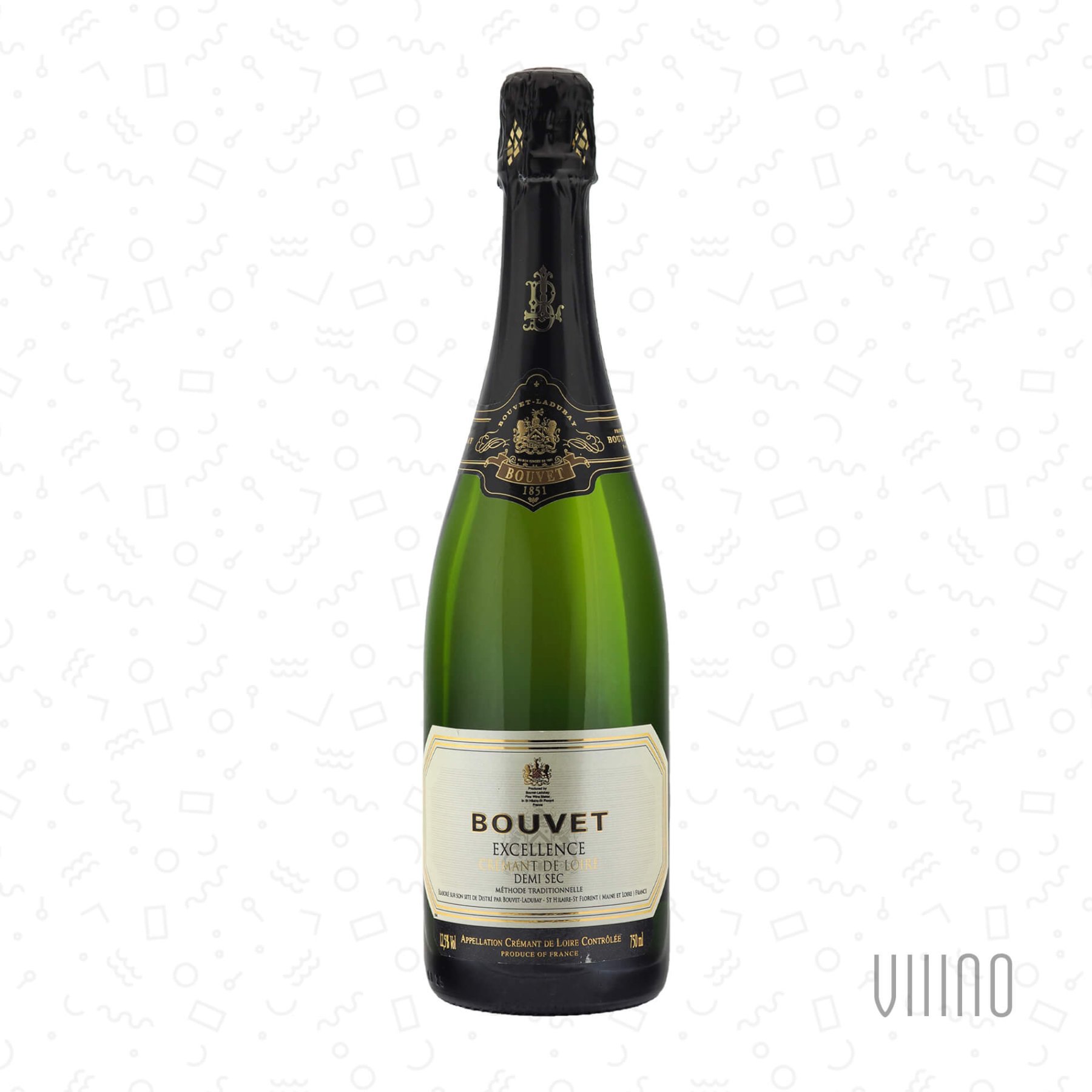 EXCELLENCE Crémant de Loire AOC Demi Sec NV BOUVET LADUBAY