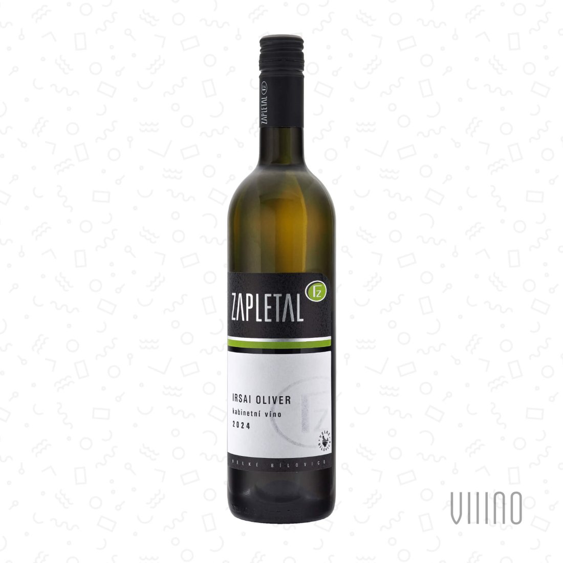 Irsai Oliver 2024 kabinetní víno ZAPLETAL "Zadní hora" suché š. 2401