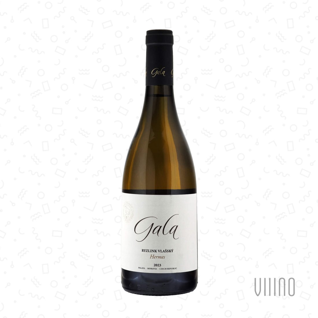 Ryzlink vlašský HERMES 2023 pozdní sběr GALA "Levá Bavorská" suché š. RVH123