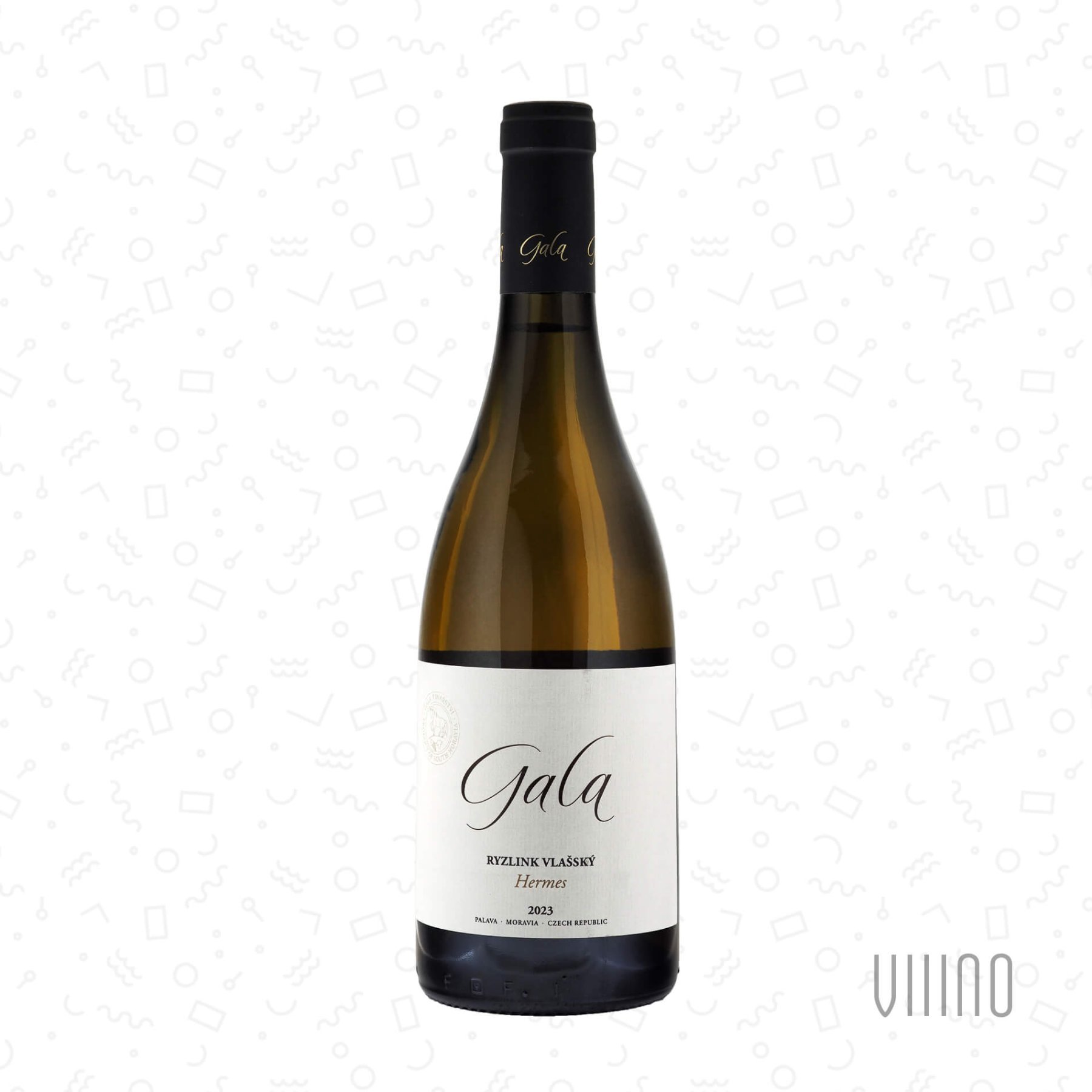Ryzlink vlašský HERMES 2023 pozdní sběr GALA "Levá Bavorská" suché š. RVH123
