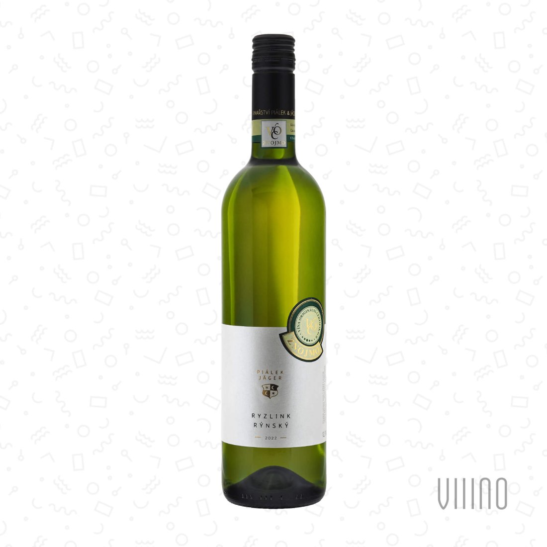 Ryzlink rýnský 2022 VOC Znojmo PIÁLEK & JÄGER suché š. 2206