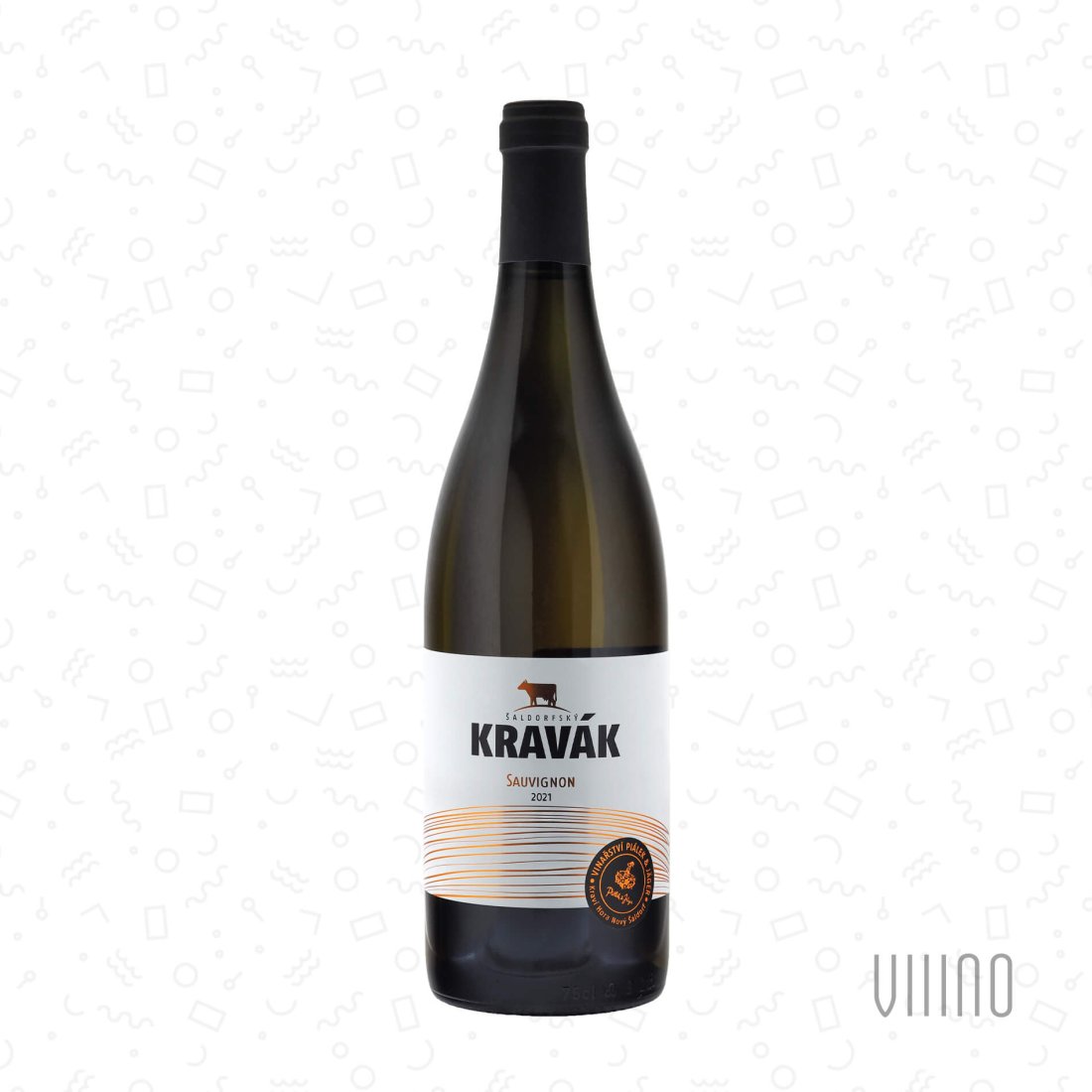 Sauvignon ŠALDORFSKÝ KRAVÁK 2021 pozdní sběr PIÁLEK & JÄGER "Kraví hora" suché š. 2108