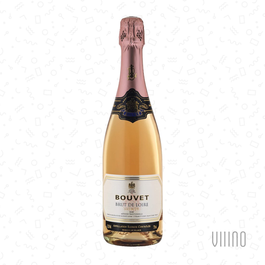 BRUT DE LOIRE Saumur AOC Rosé Brut NV BOUVET LADUBAY