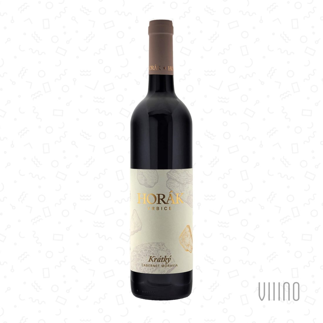 Cabernet Moravia 2022 "Zlatá řada" pozdní sběr HORÁK "Krátký" suché š. 17/22