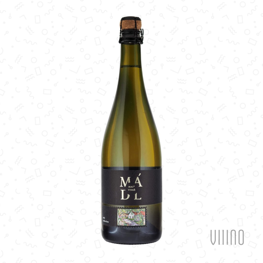 Sekt Pinot & Zweigelt 70/30 Blanc de Noirs NV Extra Brut MÁDL š. 1614