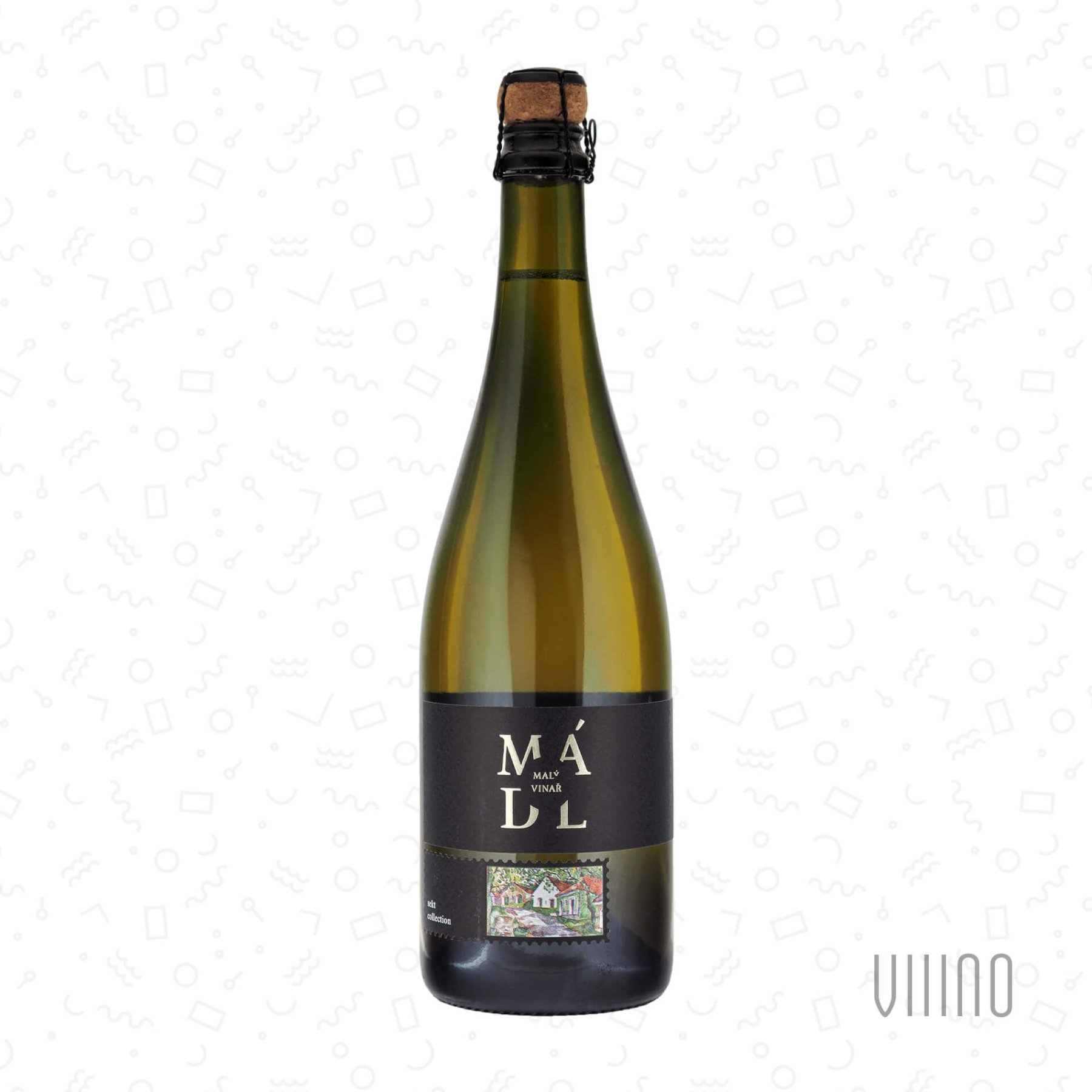 Sekt Pinot & Zweigelt 70/30 Blanc de Noirs NV Extra Brut MÁDL š. 1614