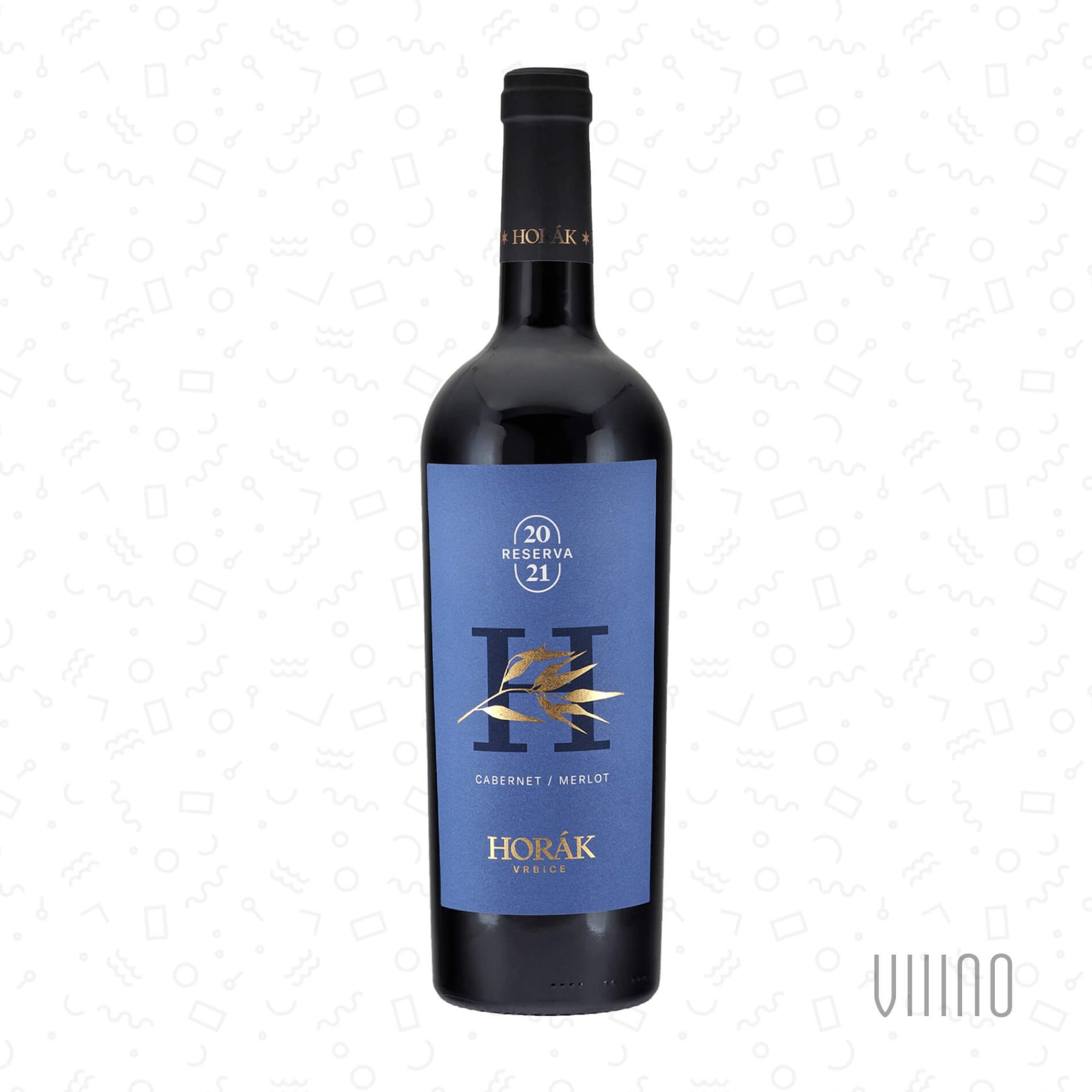 Cabernet – Merlot 2021 RESERVA moravské zemské víno HORÁK suché š. 16/21