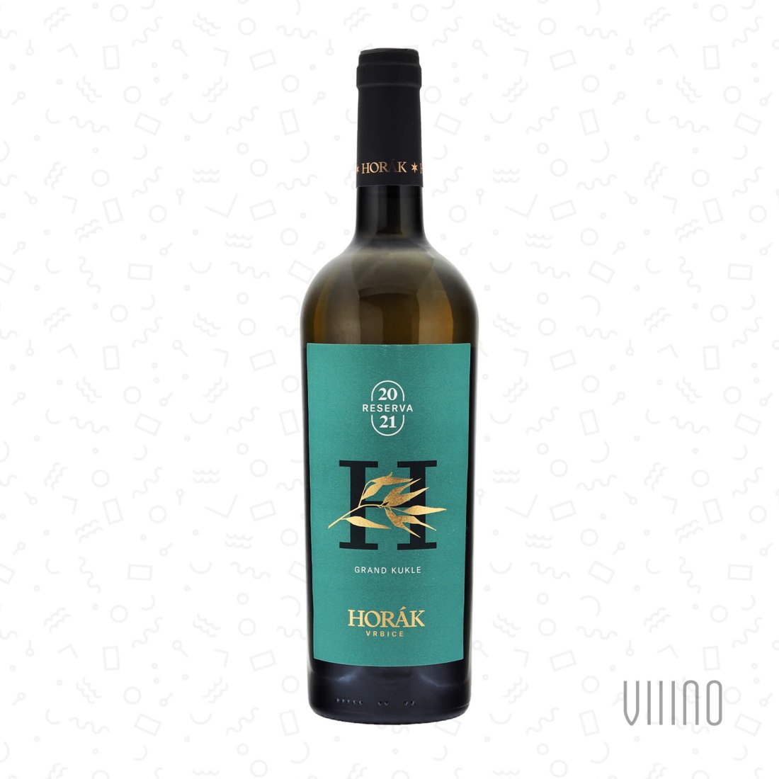 Veltlínské zelené GRAND KUKLE 2021 RESERVA moravské zemské víno HORÁK "Krátký" suché š. 23/21