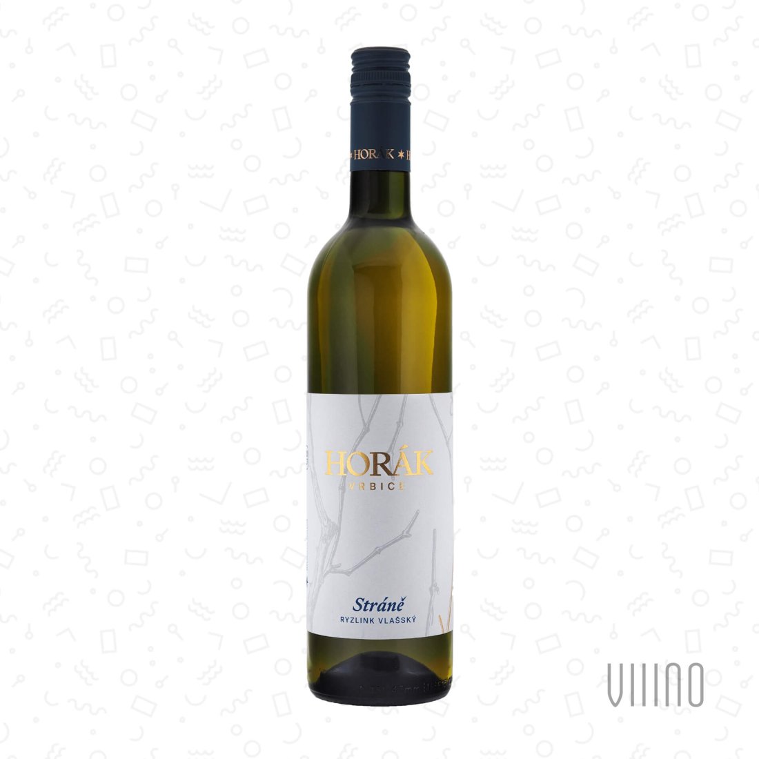 Ryzlink vlašský 2023 "Modrá řada" pozdní sběr HORÁK "Stráně" suché š. 3/23