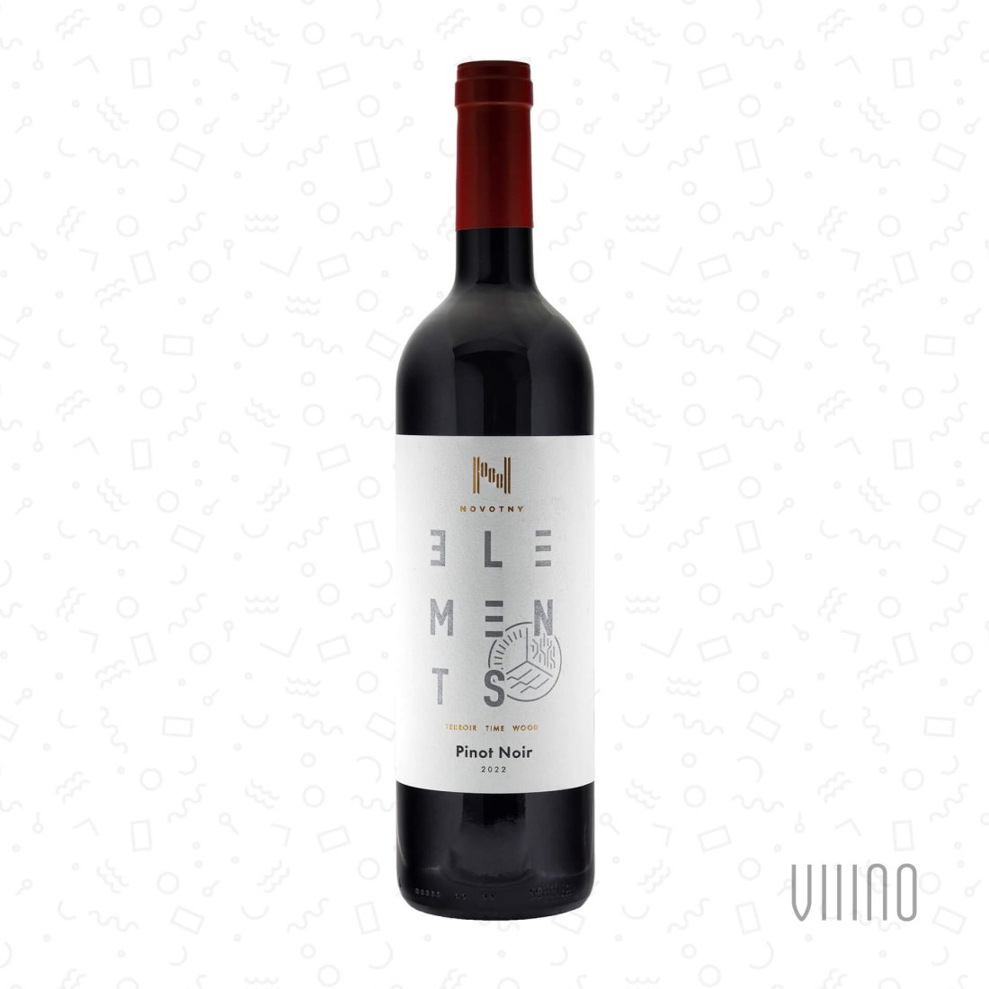 Pinot Noir KOPCE 2022 moravské zemské víno KAREL NOVOTNÝ Elements suché š. PN-2022