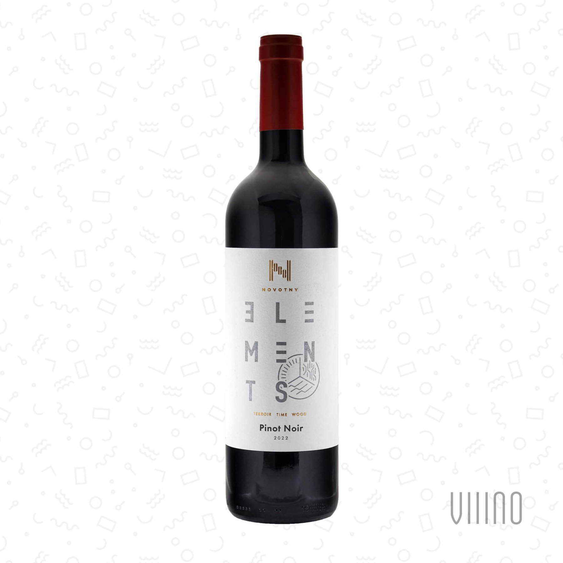 Pinot Noir KOPCE 2022 moravské zemské víno KAREL NOVOTNÝ Elements suché š. PN-2022