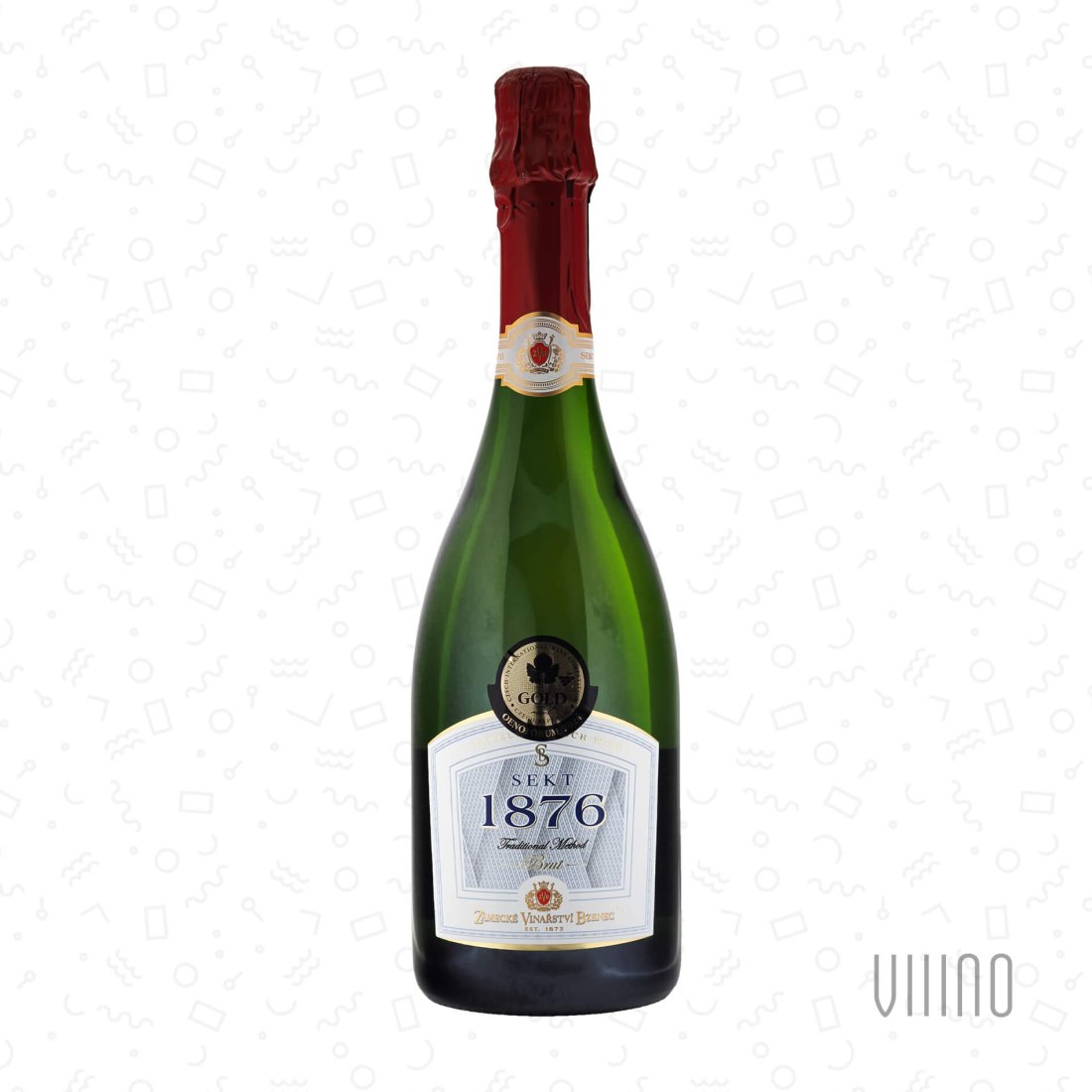 Sekt 1876 Brut 2017 ZÁMECKÉ VINAŘSTVÍ BZENEC š. S701