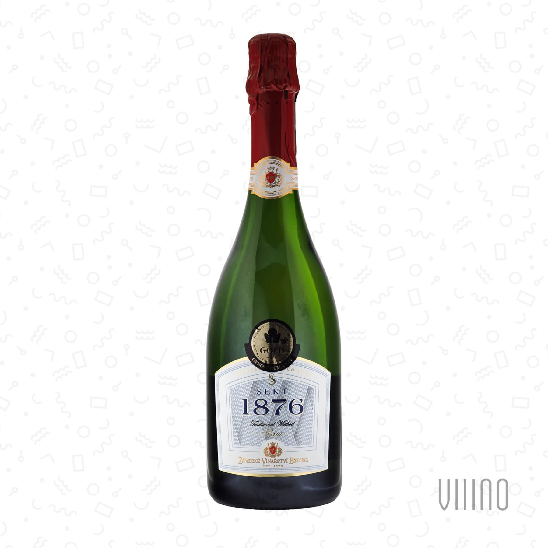 Sekt 1876 Brut 2017 ZÁMECKÉ VINAŘSTVÍ BZENEC š. S701