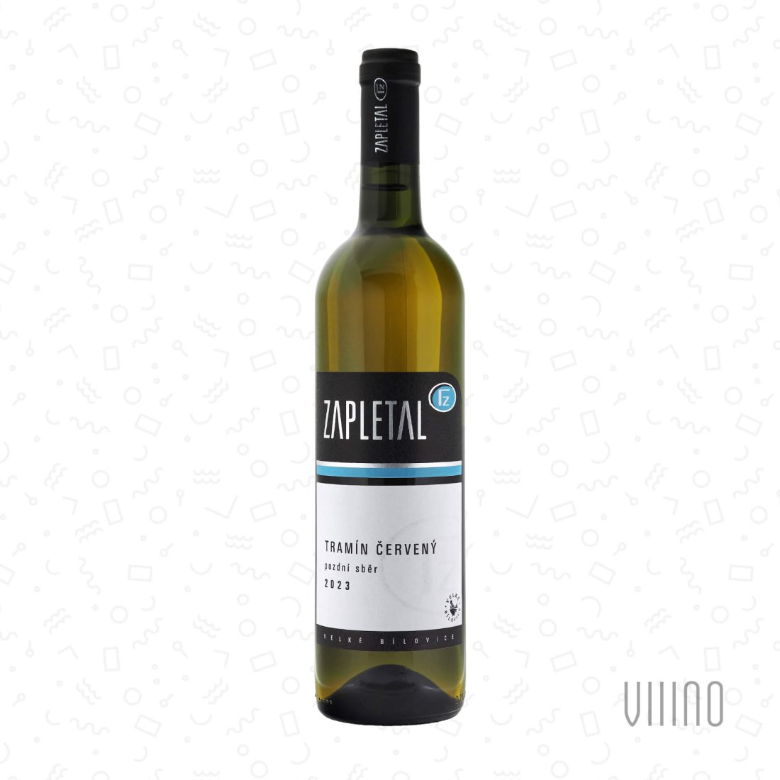 Tramín červený 2023 pozdní sběr ZAPLETAL "Zadní hora" polosuché š. 2314