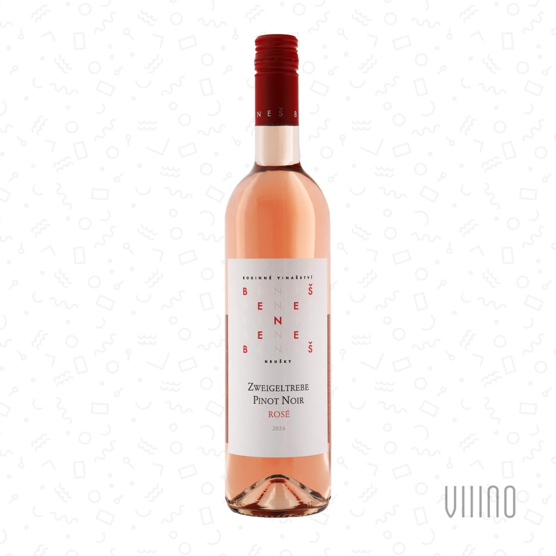 Pinot Noir/Zweigeltrebe Rosé 2024 kabinetní víno BENEŠ "Hastrmany" suché š. 3/24