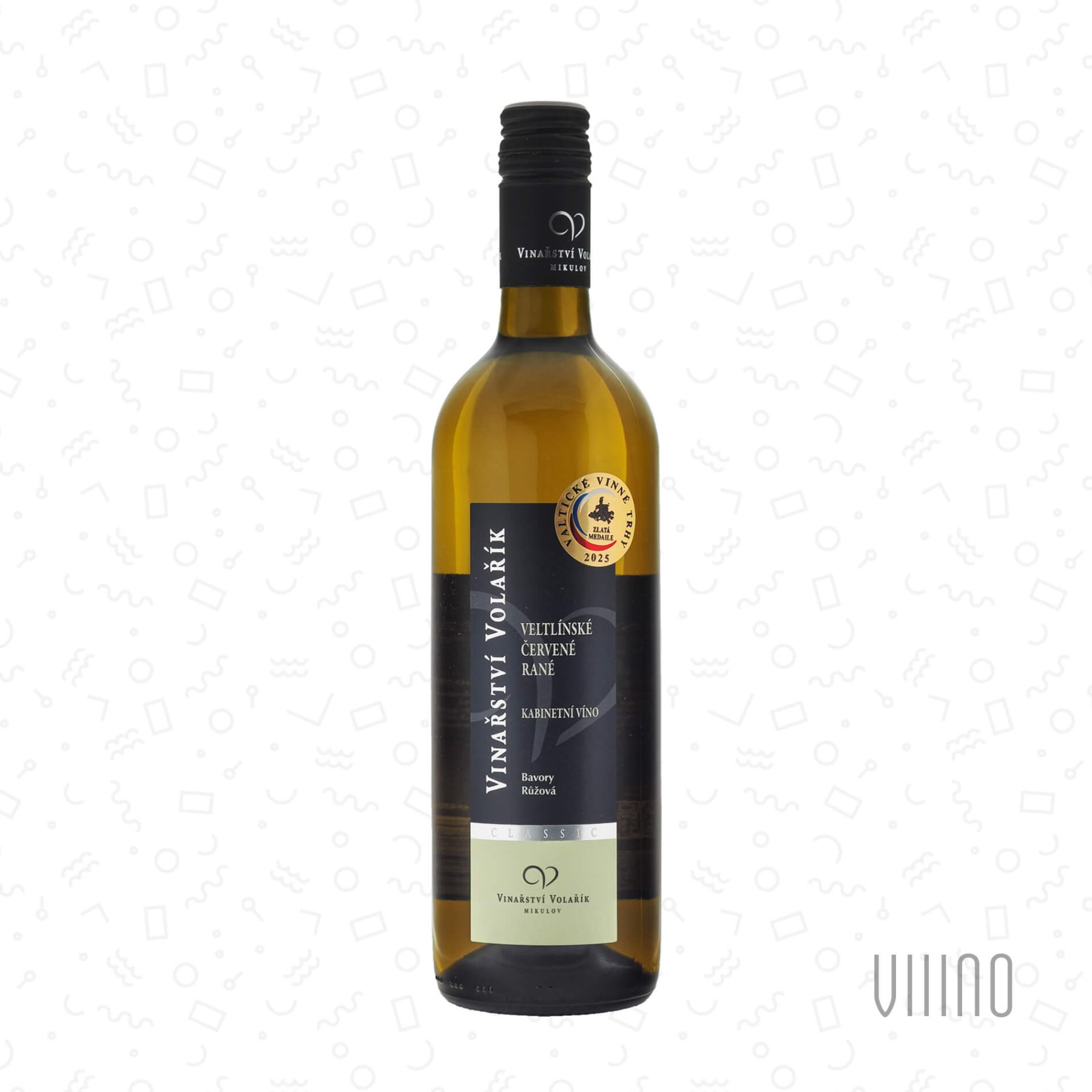 Veltlínské červené rané 2024 kabinetní víno VOLAŘÍK "Růžová" suché š. 2403