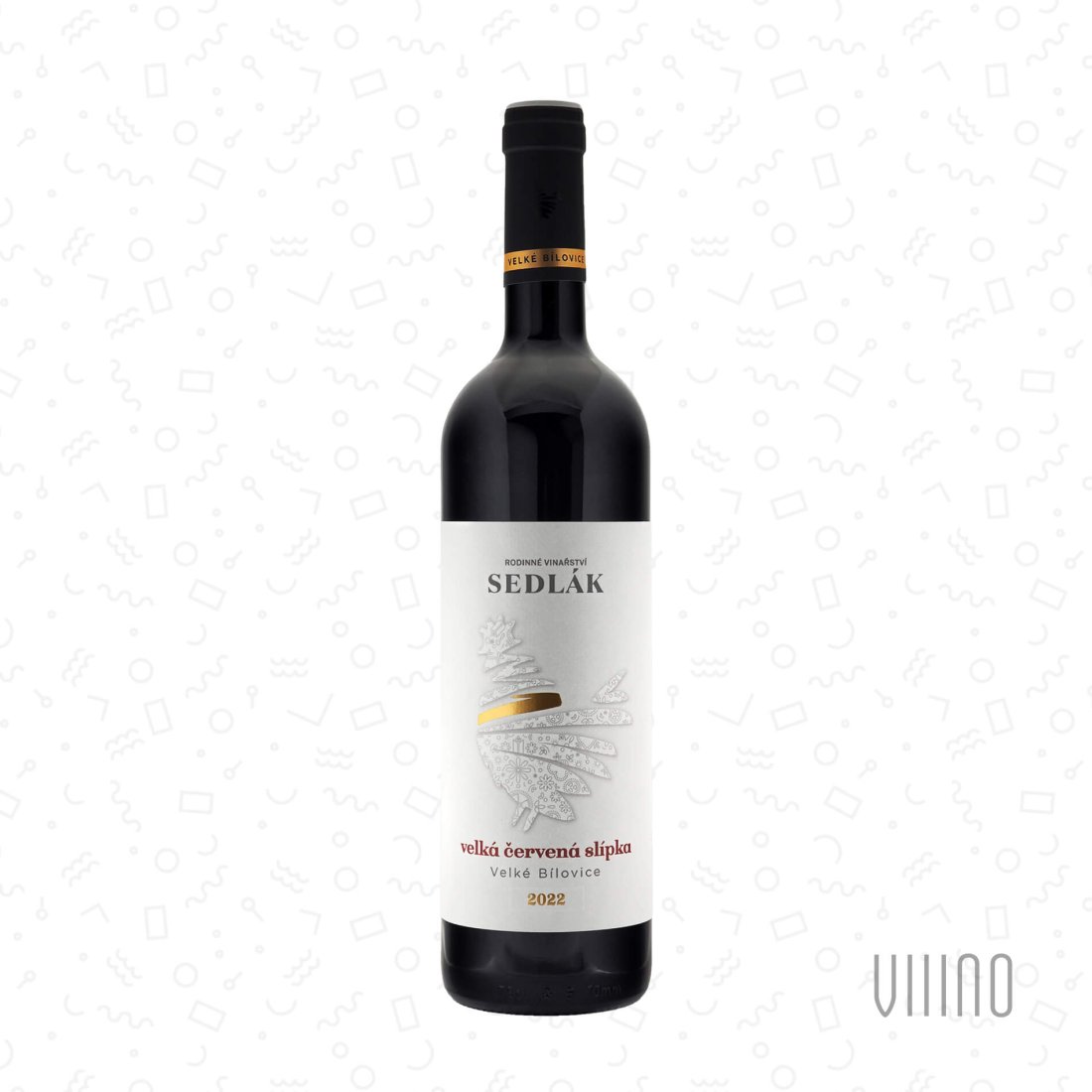 VELKÁ ČERVENÁ SLÍPKA 2022 moravské zemské víno SEDLÁK suché š. 12/22