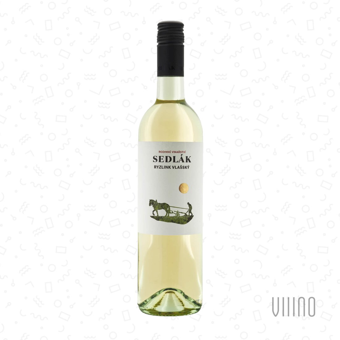 Ryzlink vlašský 2024 moravské zemské víno SEDLÁK suché š. 21/24