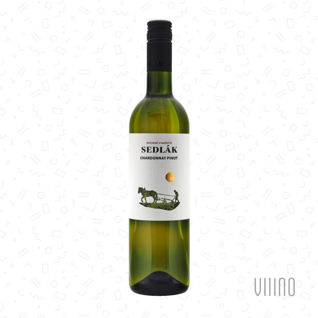 Chardonnay–Pinot 2024 moravské zemské víno SEDLÁK suché š. 3/24