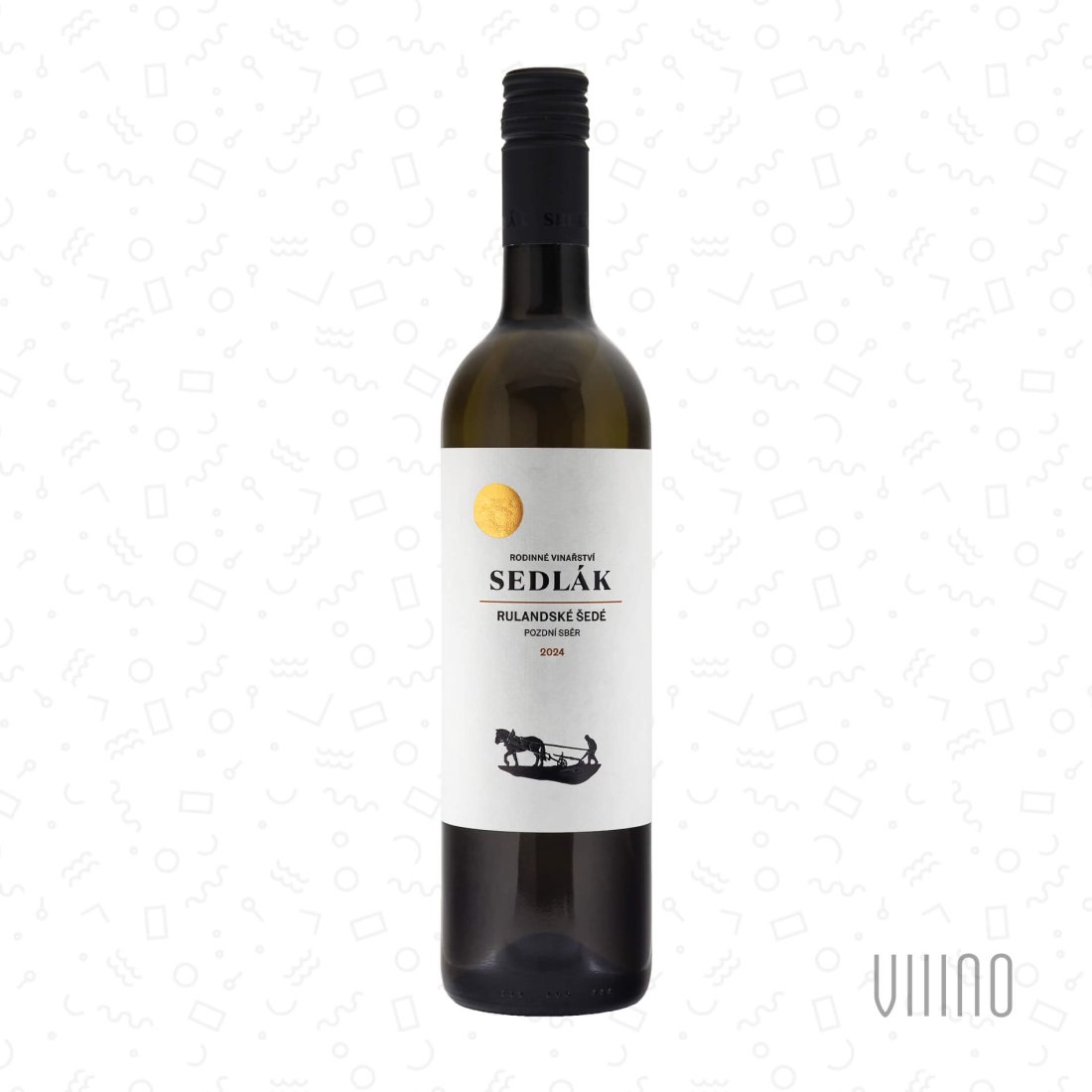 Rulandské šedé 2024 pozdní sběr SEDLÁK "Nová hora" suché š. 104/24