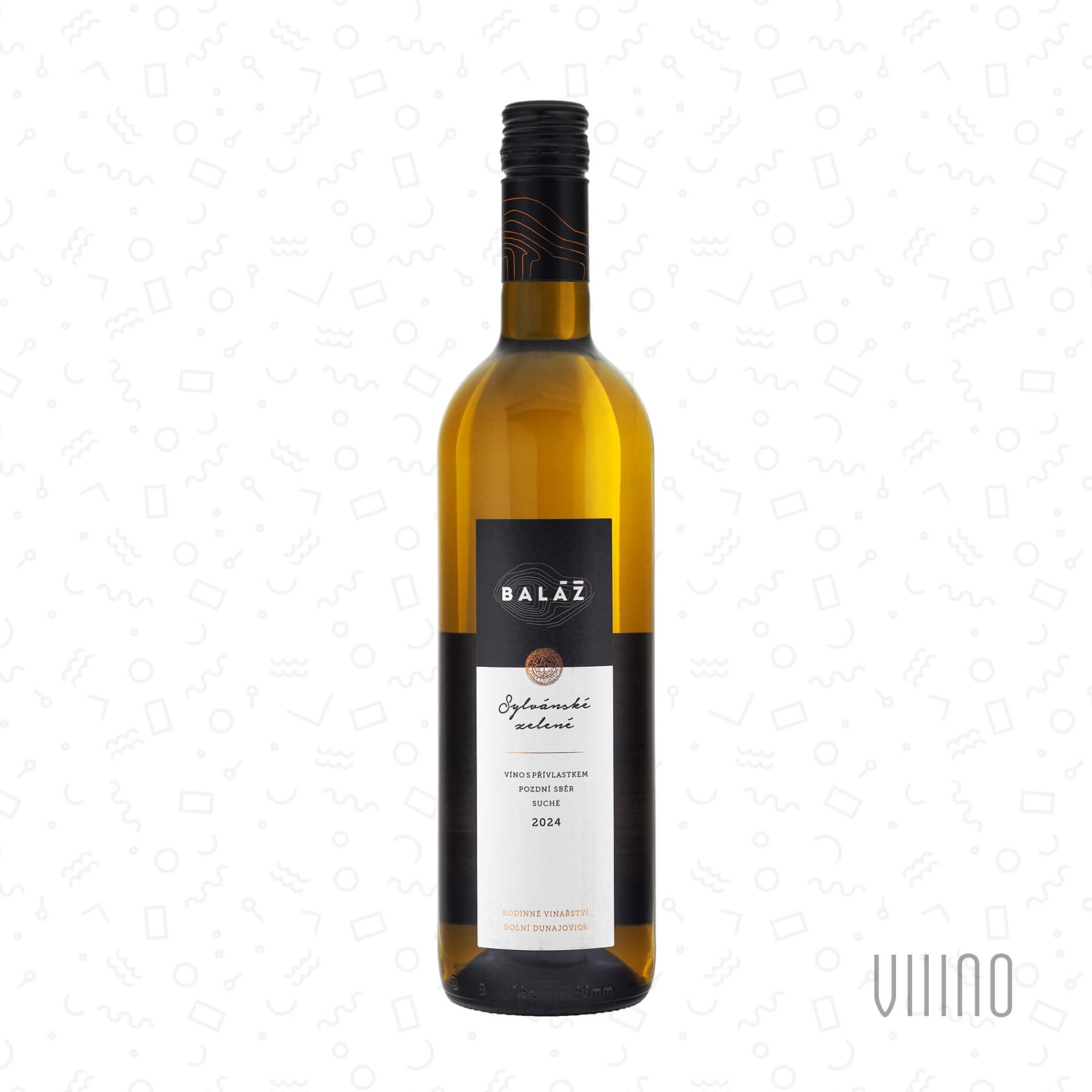 Sylvánské zelené 2024 pozdní sběr BALÁŽ "Pod Slunným vrchem" suché š. 21-24