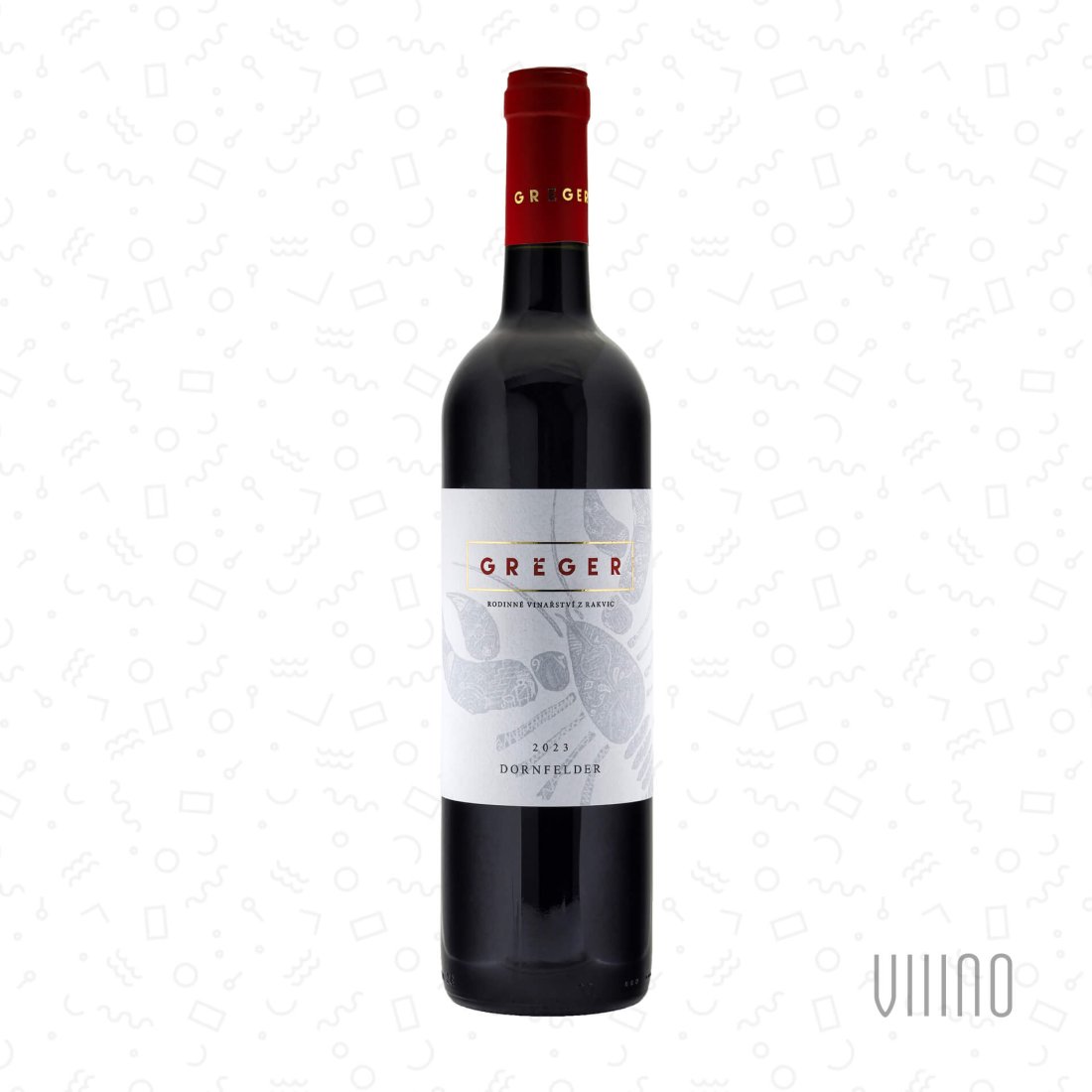 Dornfelder 2023 moravské zemské víno GRÉGER "Kozí horky" suché š. 33DR/23